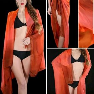 Sexy Chiffon Bikini Wrap Dress Cover Up Scarf